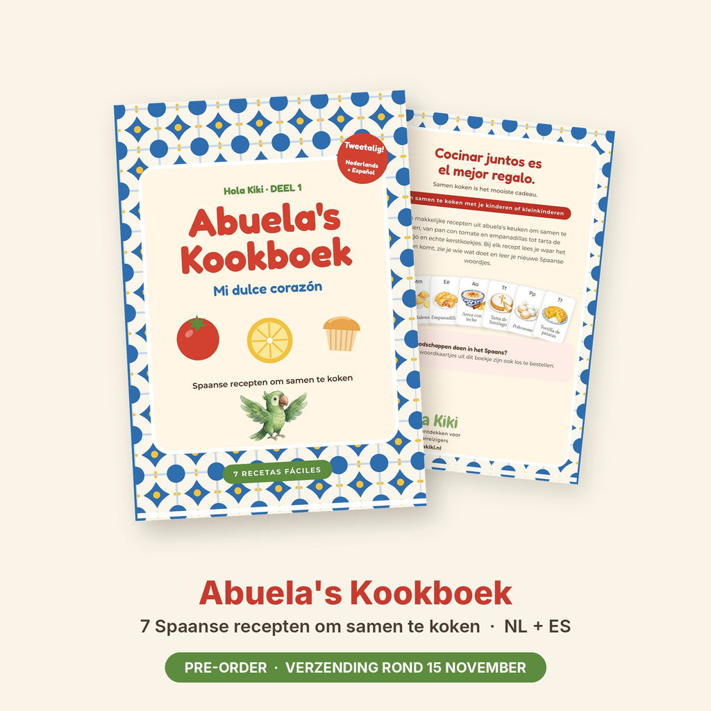 Abuela's Kookboek – Mi dulce corazón, voor- en achterkant